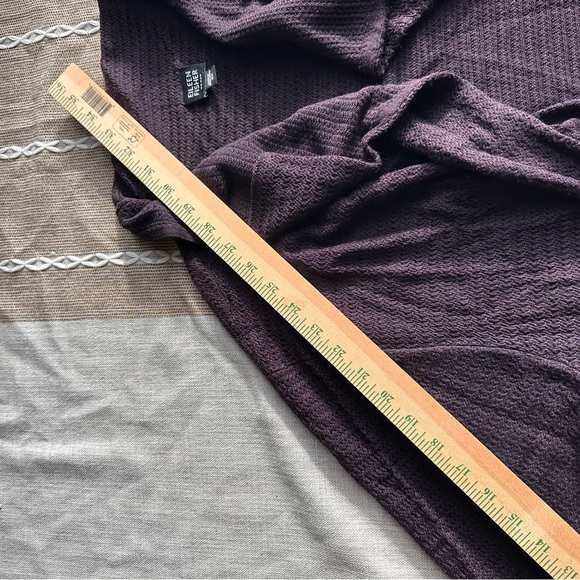 Eileen Fisher Silk Cascading Drape Front Cardigan 2x - Picture 6 of 11